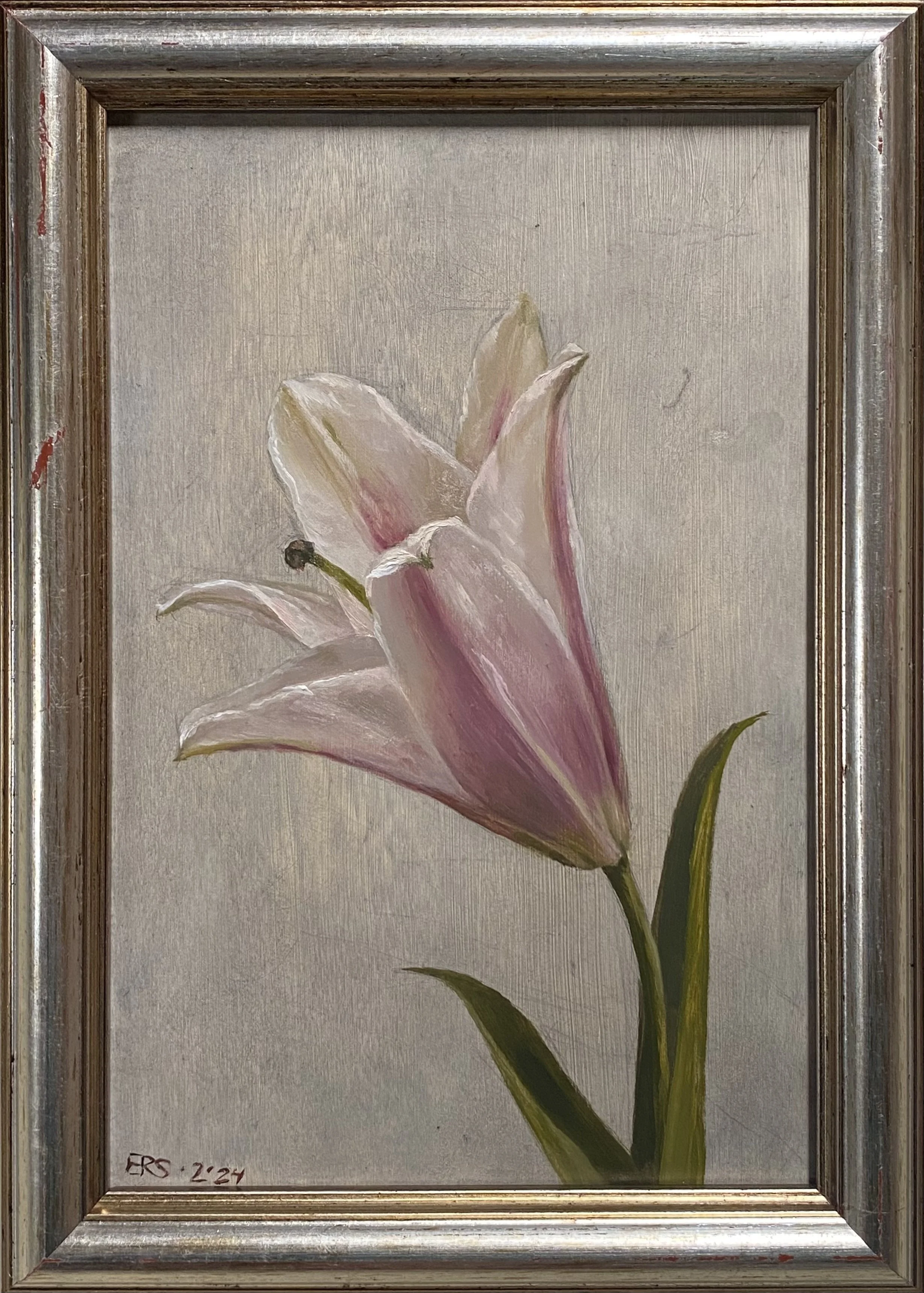 Stargazer, framed 26x18cm, $200