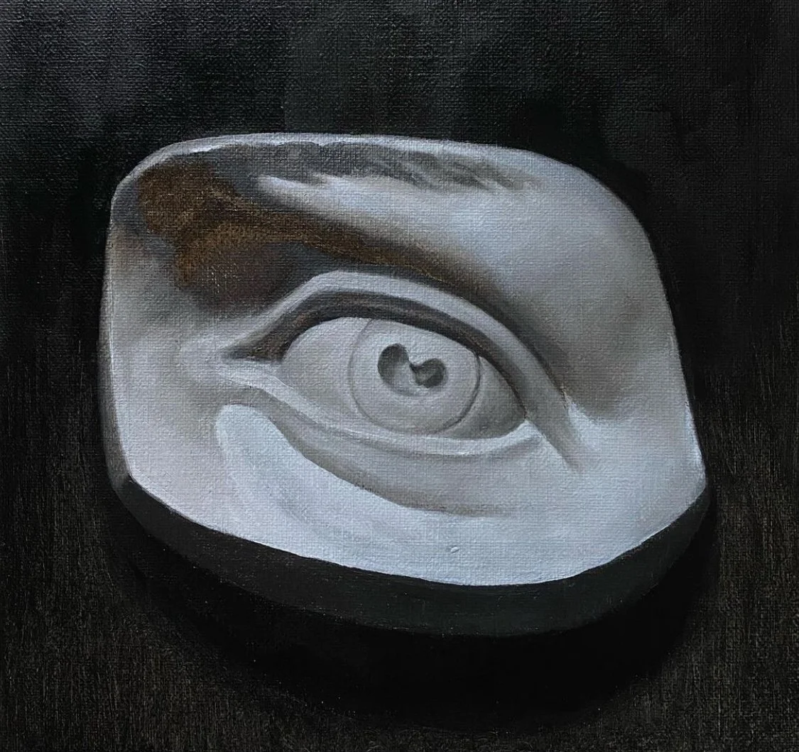 Davids Eye II, 23x24cm, $250