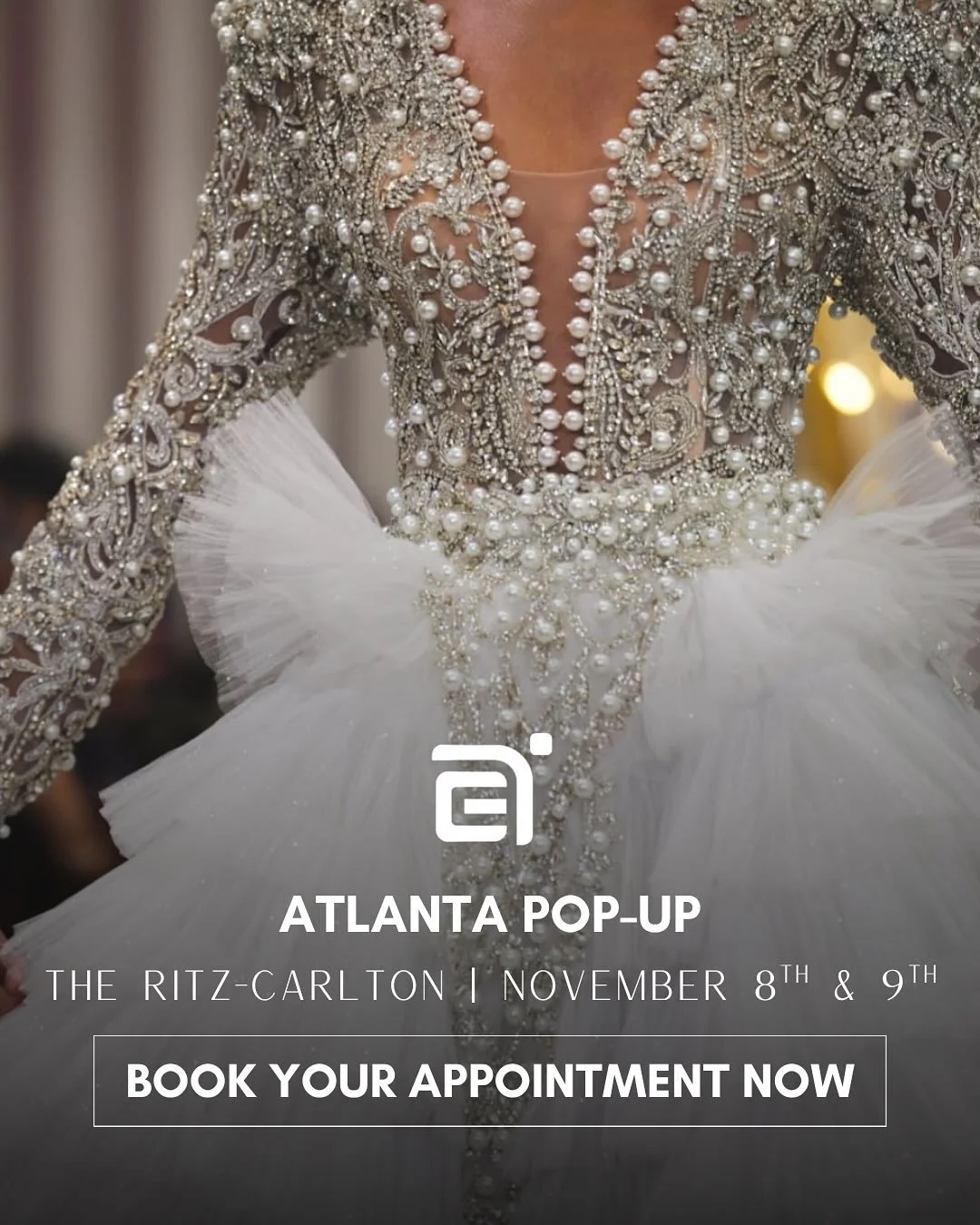 ATLANTA!! We are coming to you💕
 We can&rsquo;t wait to see all of our #EseAzenabor Brides-to-be at our Pop-Up Nov 8th and 9th at the @ritzcarltonatlanta. Grab your spot now!  Brides will be able to try on our bridal gowns from our entire collection