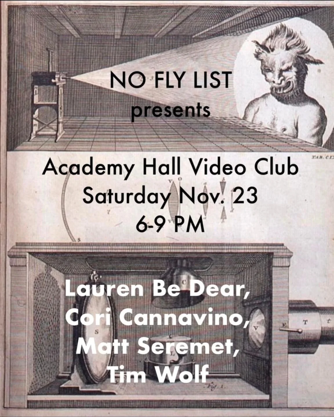 Really excited for this. No Fly List puts out some really killer cognitive candy.  AND @laurenbedear will be there doing what @laurenbedear does best; being awesome and showing awesome work.  I hope to see y'all there!