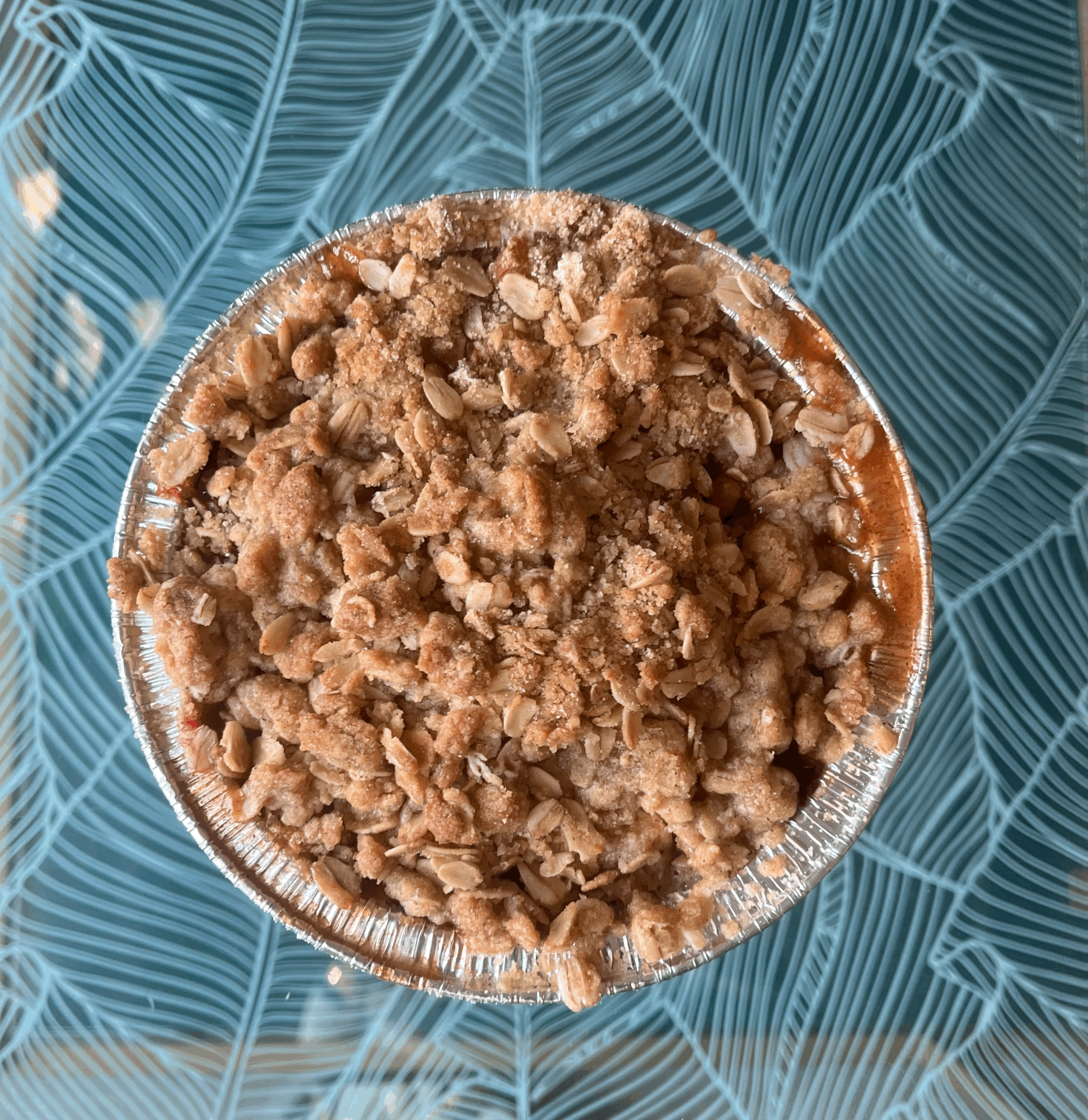 Rhubarb Apple crisp