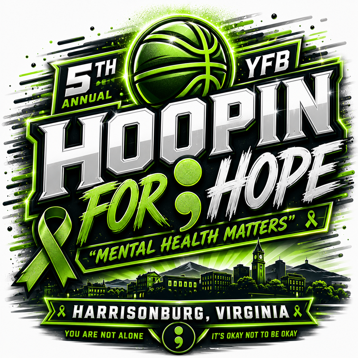 5th Annual YFB hoopin For hope “Mental Health Matters”
