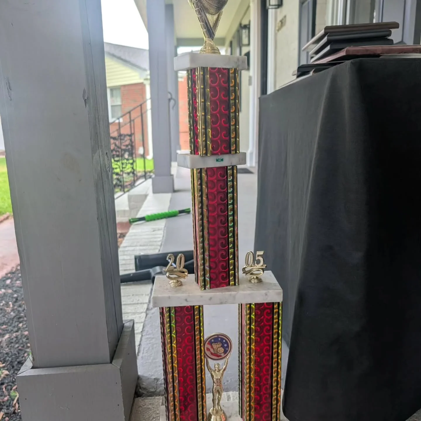 Coaches,

Let me tell you why trophies don't matter.  In these pictures are trophies I have been carrying around with me for years.  Some are 25+ years old.  I told my wife how little those trophies started meaning to me through the years and to just