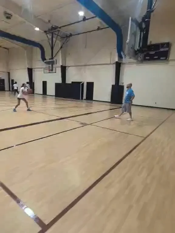 Not allowed to miss consecutive shots.

One clip is a minute consecutive.  30 second break...go another minute. 

The other is clips peiced together,  but it wasn't until the 3pt shot that she really missed consecutive...but she's awake now! YOU SHOU