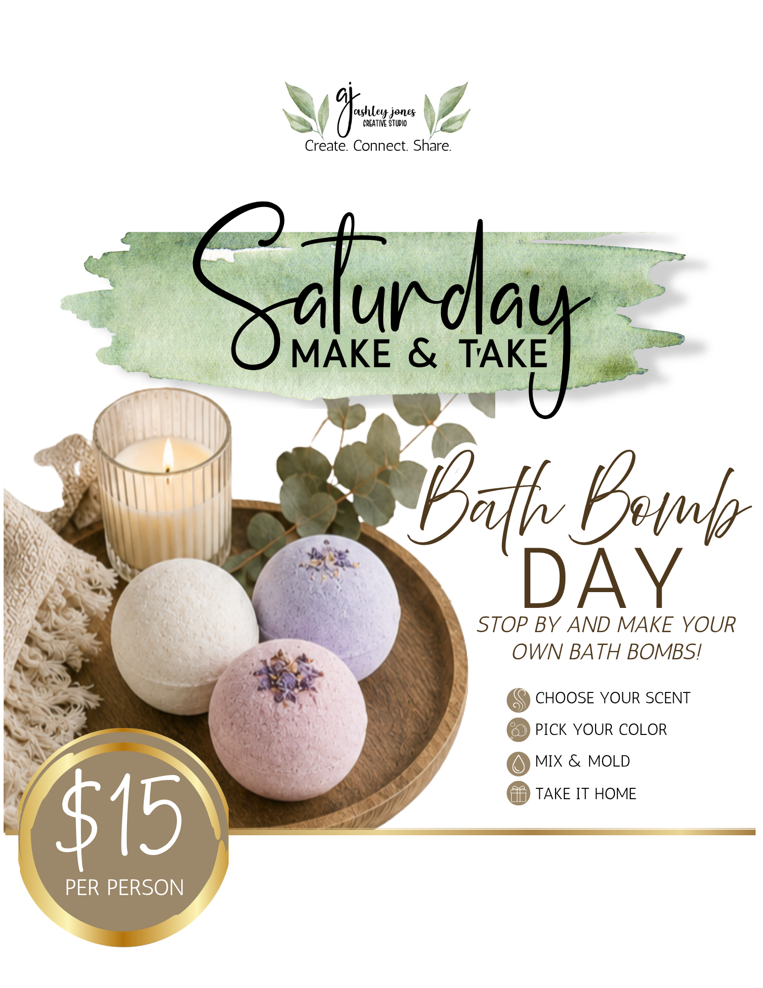 Saturday Make &amp; Take: Bath Bomb Day