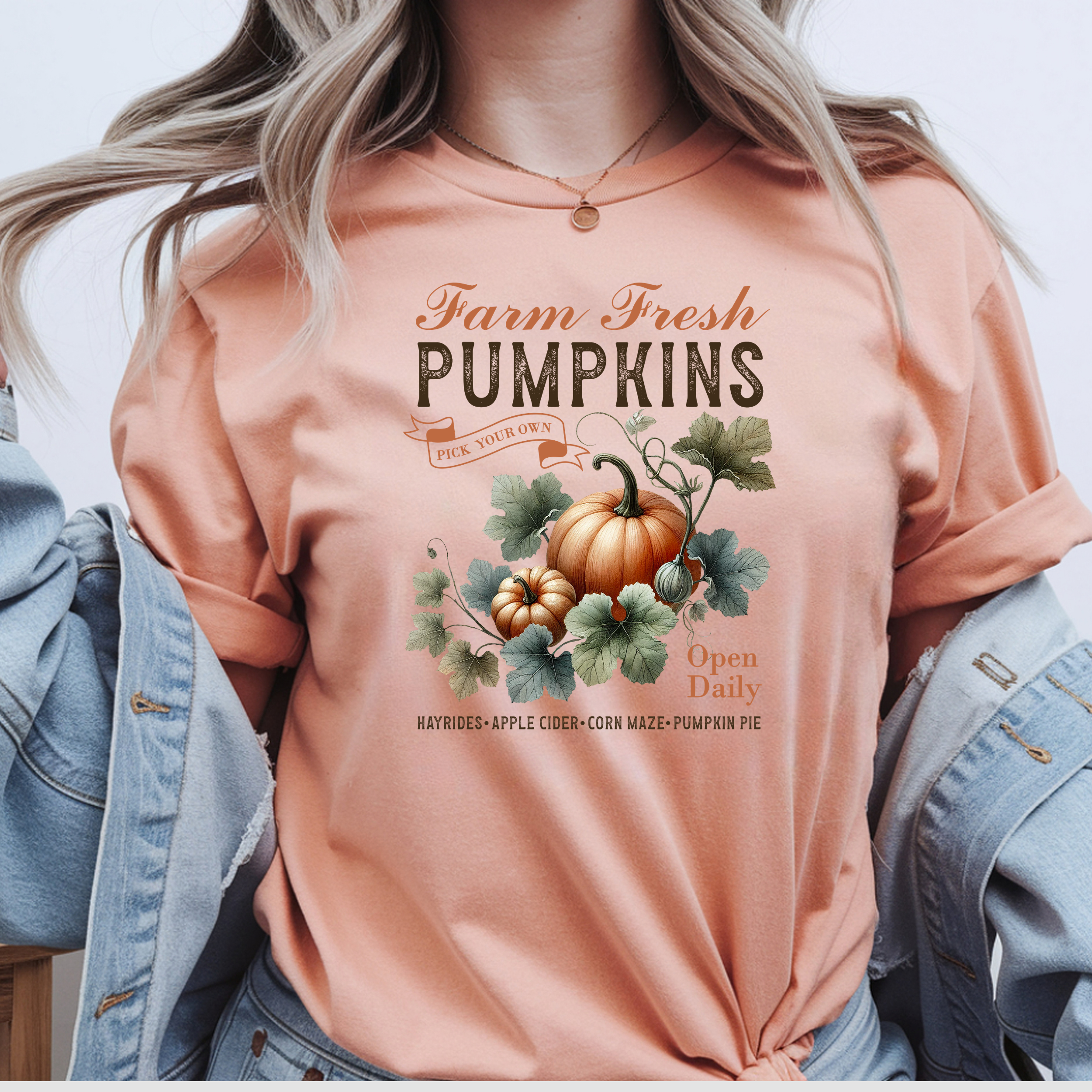 Vintage Farm Fresh Pumpkins