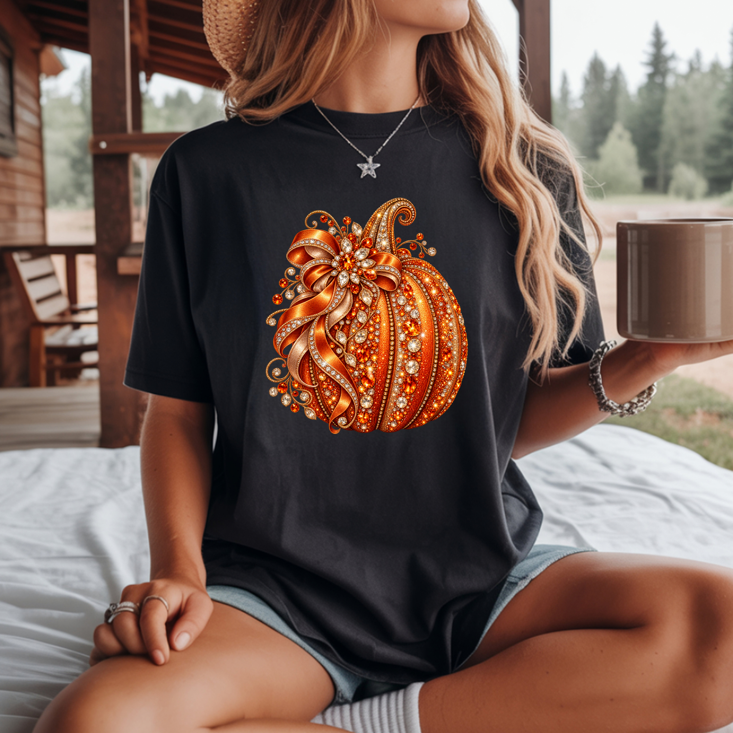 Rhinestone Pumpkin