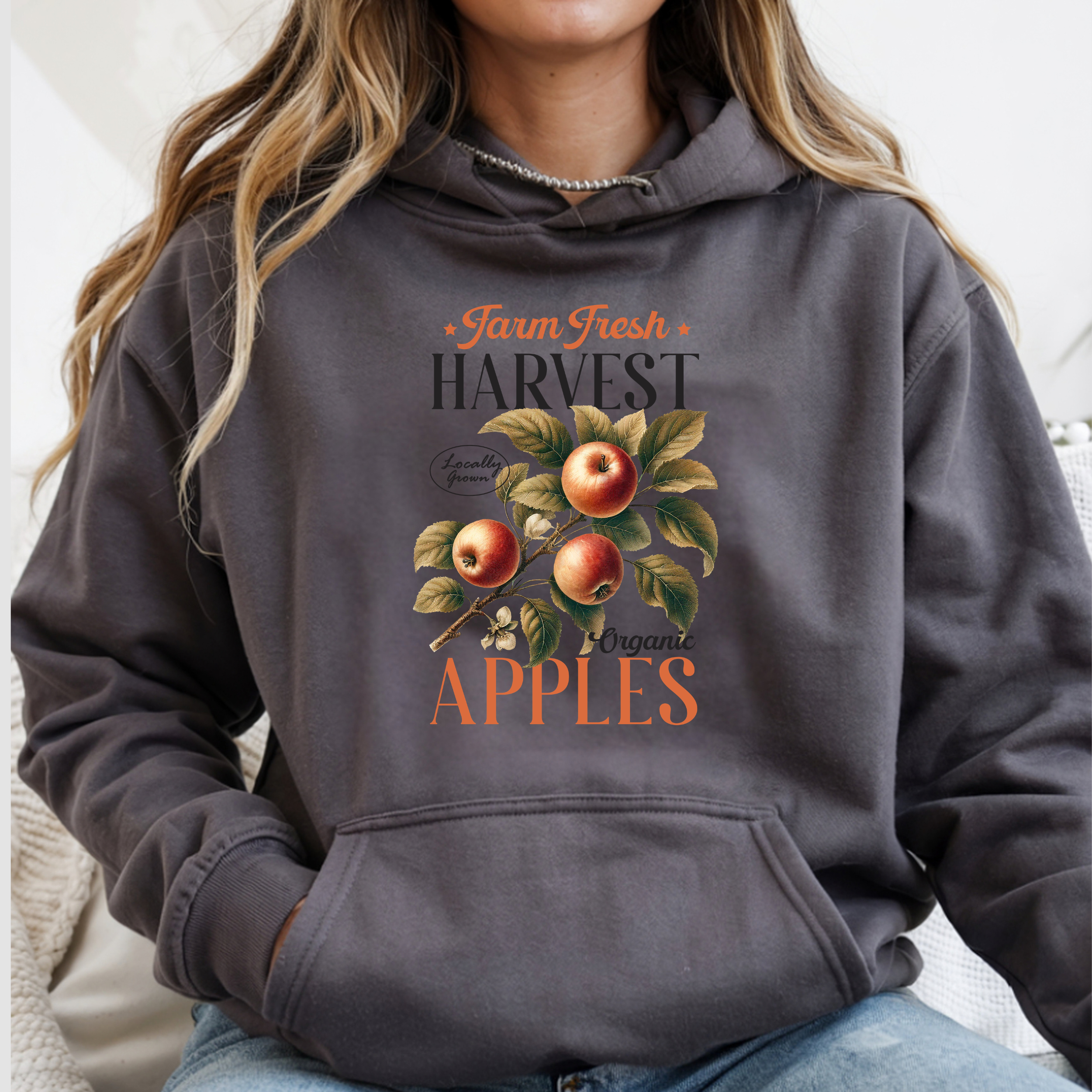 Vintage Apple Harvest Hoodie