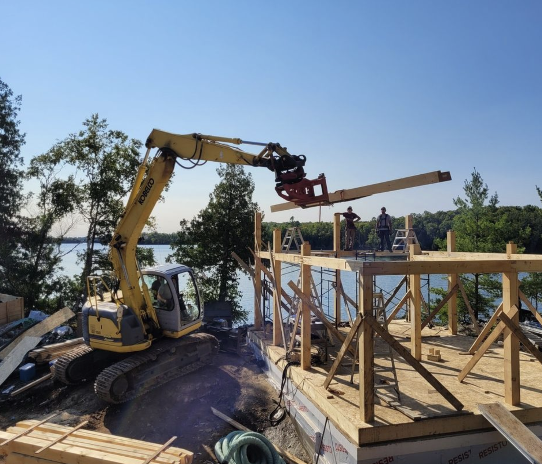 Lakefront property on Hennigar Lake in Chester Grant, Nova Scotia, available for a custom Concept Habitat home.
