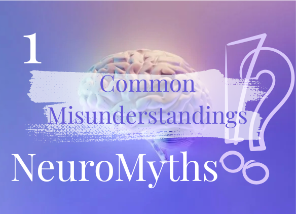Neuromyths 1 - Common misunderstandings