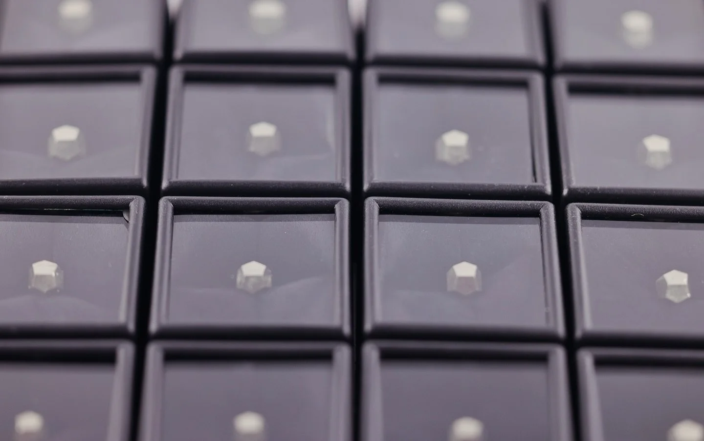 Miniature perfection, naturally formed.
These are Grade A pyrite crystals in rare dodecahedral (pyritohedron) habit&mdash;each just a few millimeters across, but packed with symmetry.
Not cut. Not cast. Just Earth&rsquo;s geometry at its finest&mdash