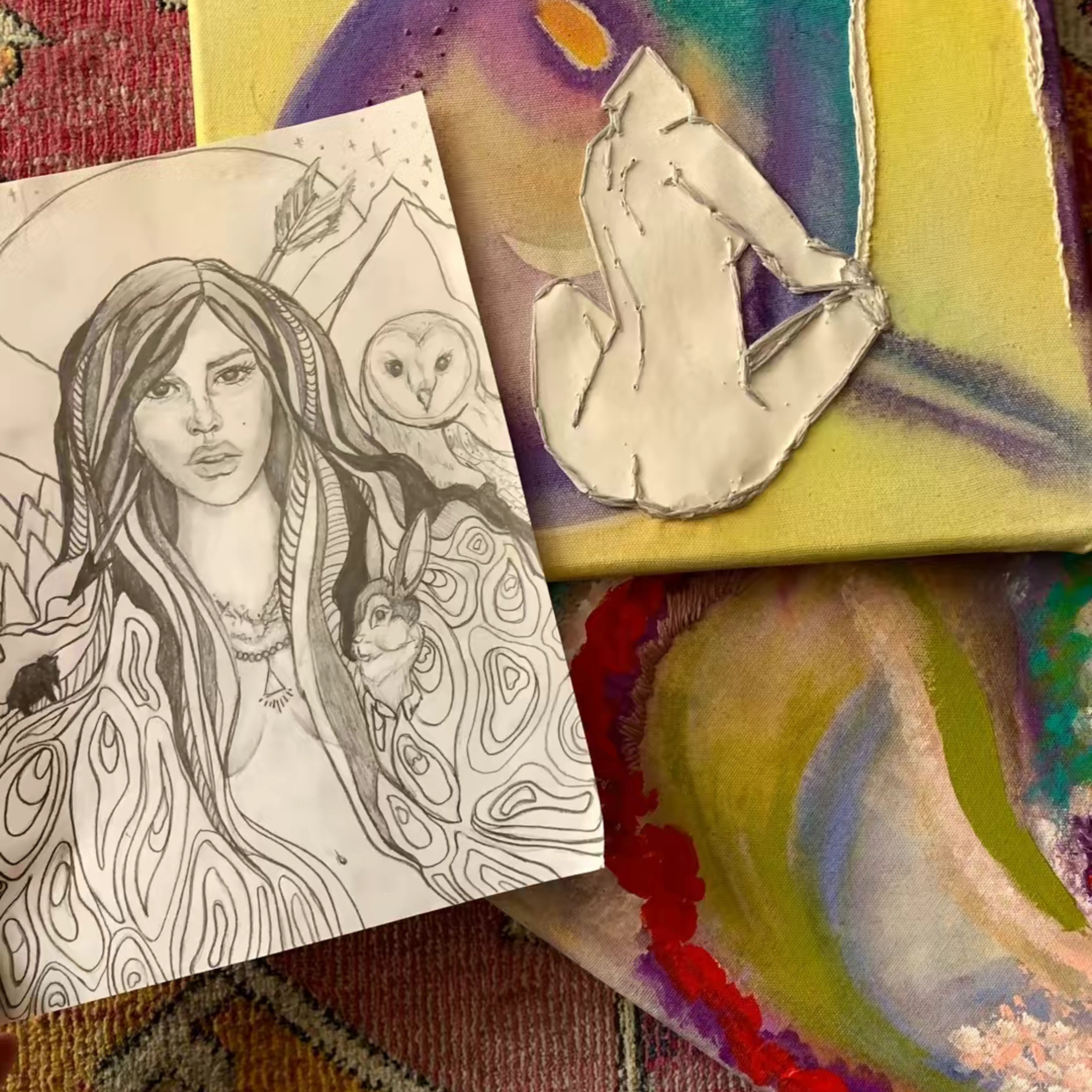 The beginning of Oracle Card design visions