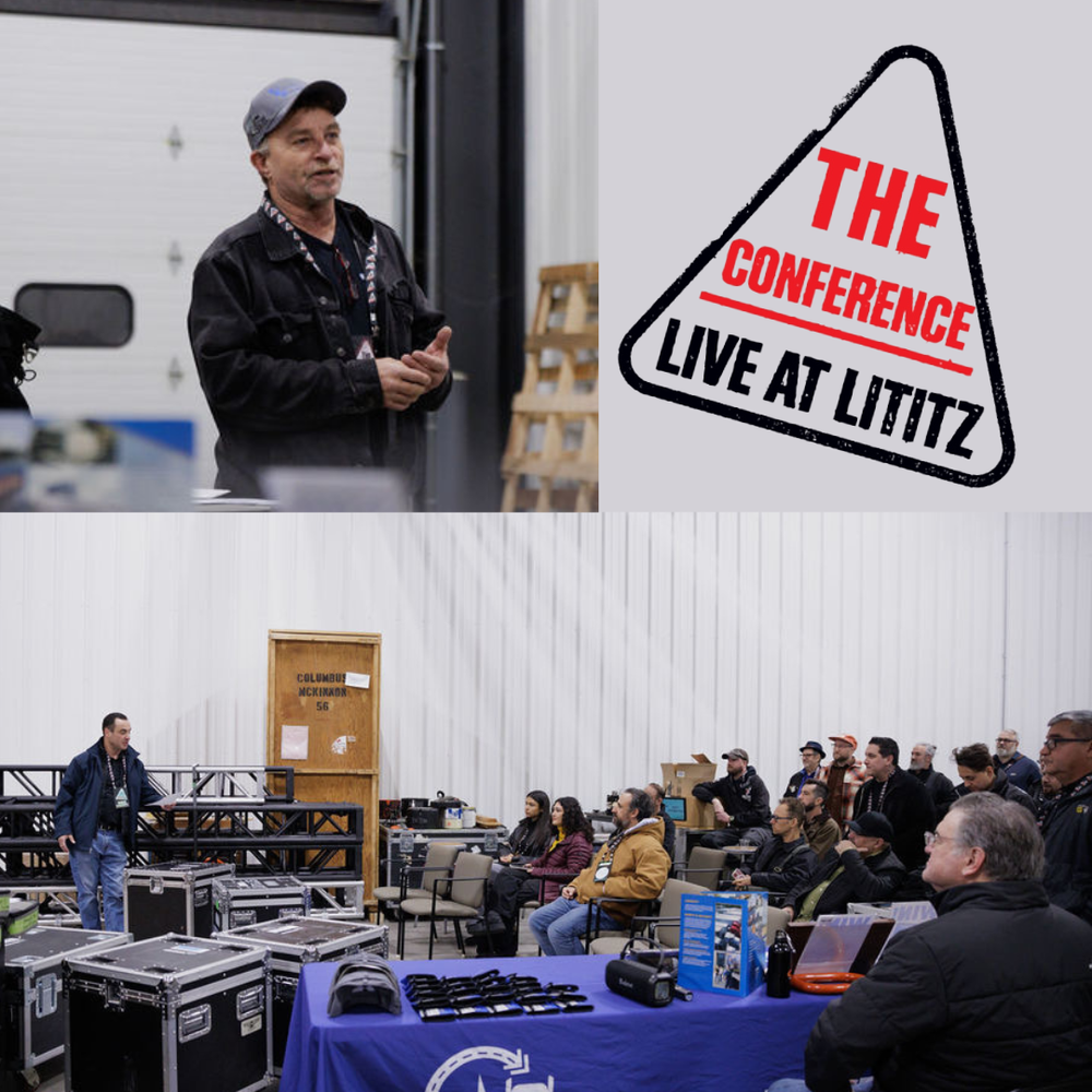 TET owner Chuck speaking about transportation safety at THE Conference in Lititz.