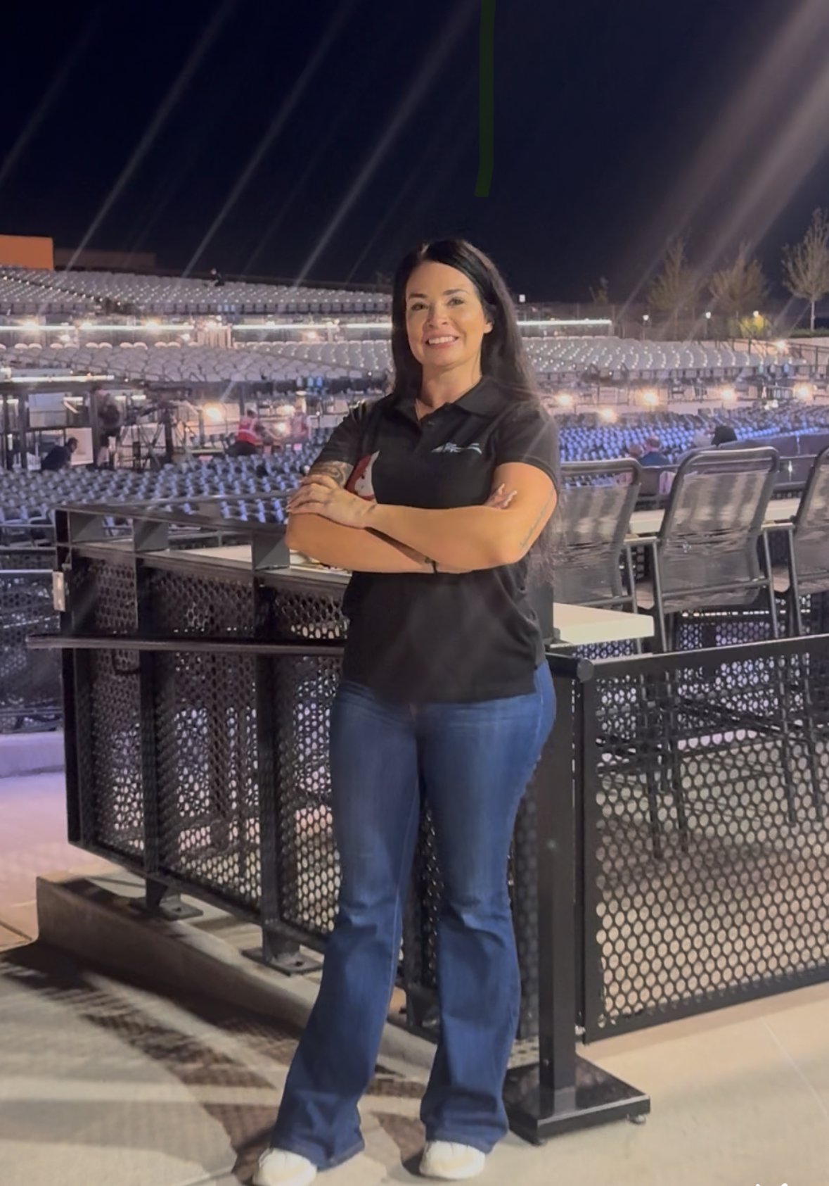 Tour Entertainment Transportation COO managing live event logistics inside a concert venue