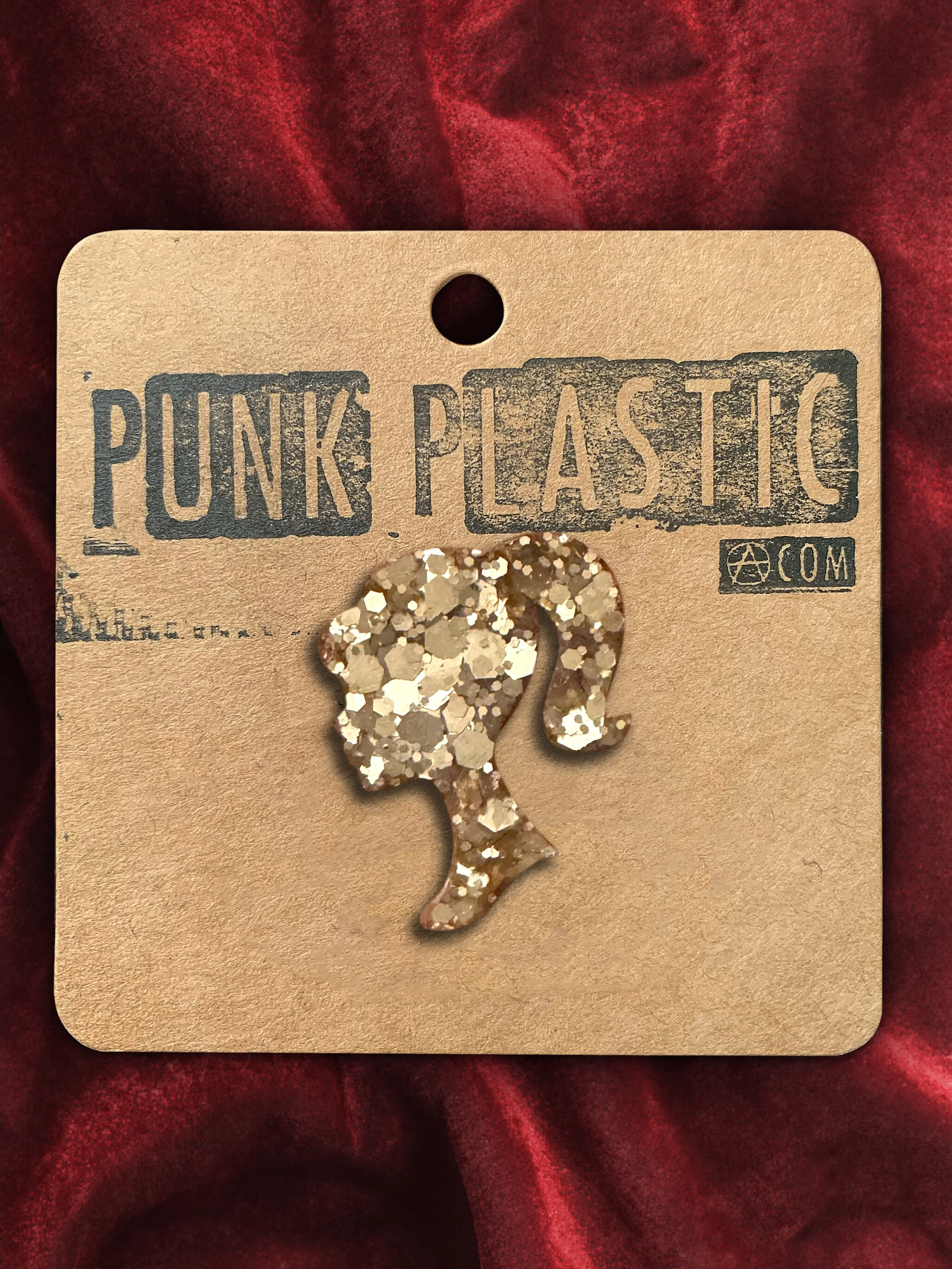 Golden Girl Profile Pin