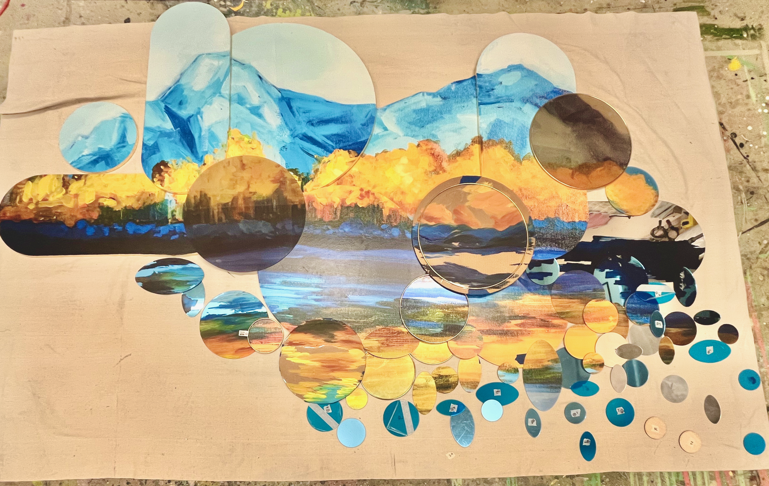 Final mural composition