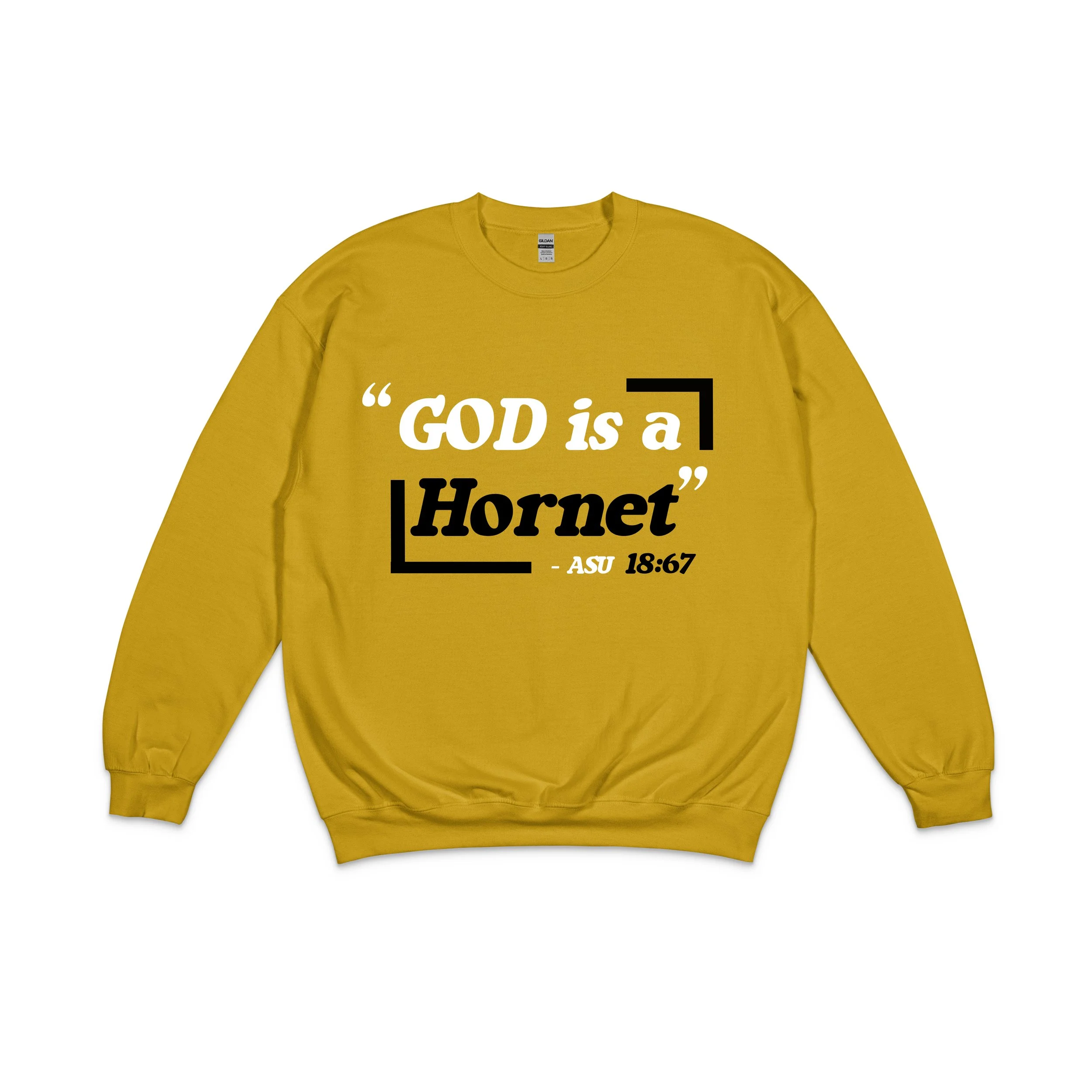 ASU God is a Hornet Gold Sweatshirt copy.jpg