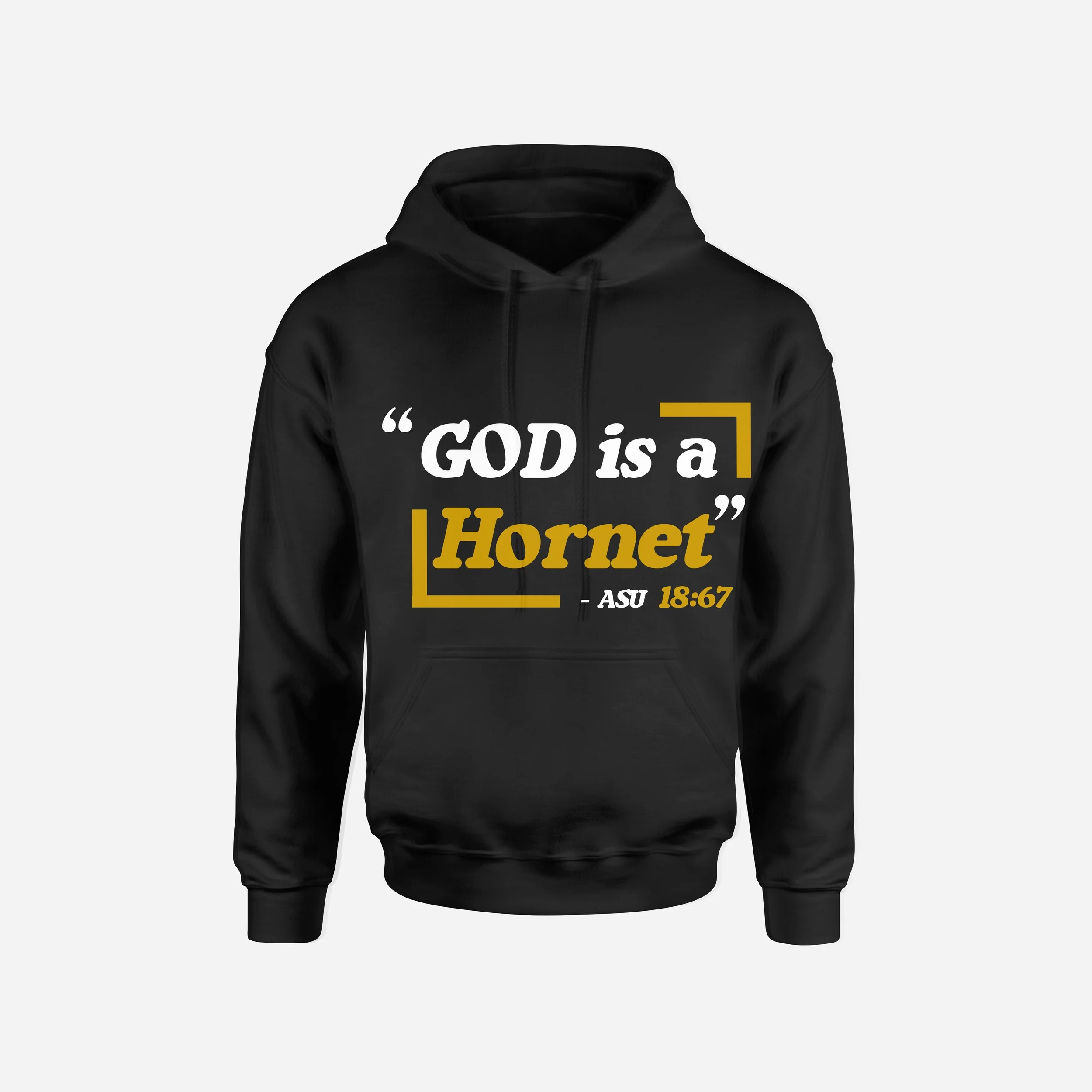 ASU- God is a Hornet Black Hoodie.jpg