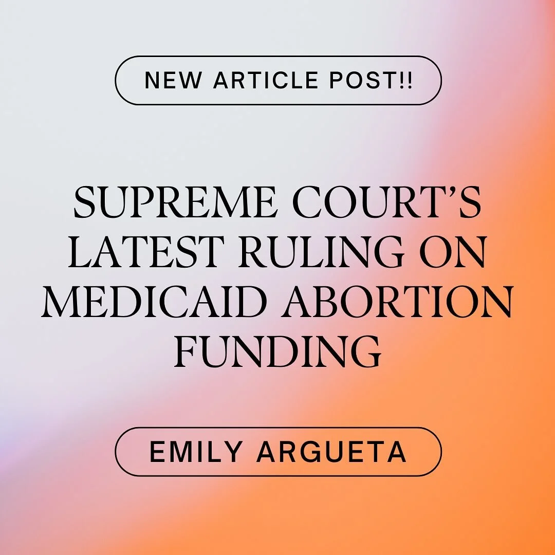 Law in Action presents a timely analysis by Emily Argueta. This article examines the Supreme Court’s June 26, 2025 ruling allowing states to block Medicaid funding to abortion providers, including clinics like Planned Parenthood. Explore how th
