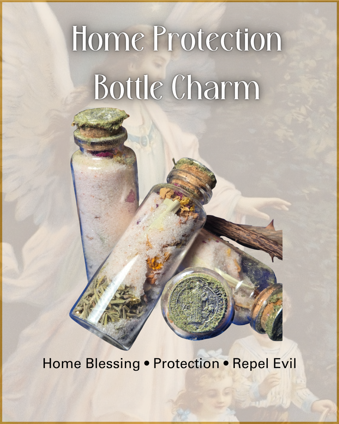 Home Protection Bottle Charm