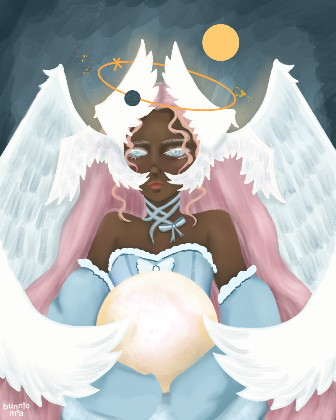 Selene Moon Goddess Illustration