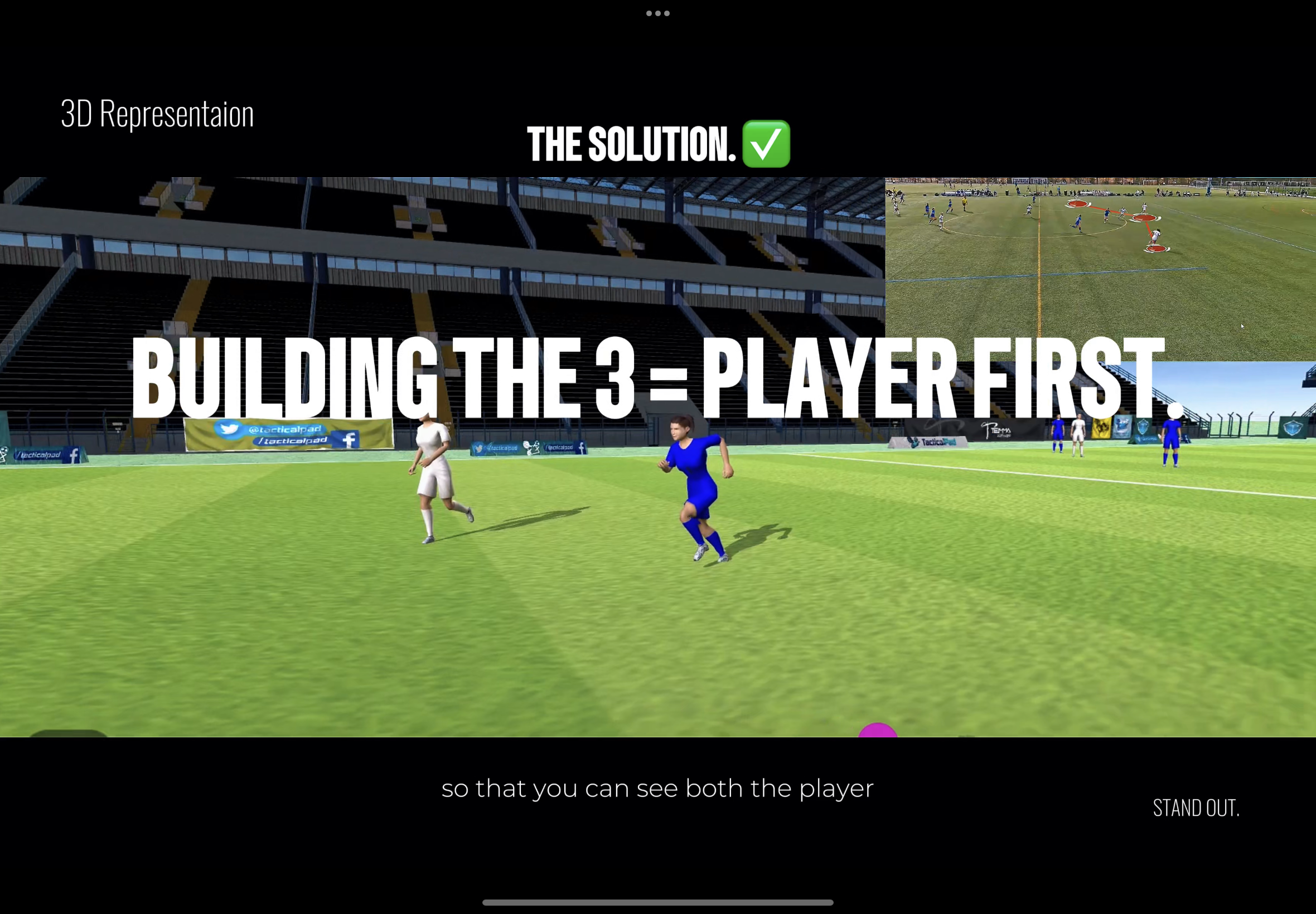 BUILDING THE 3 = PLAYER FIRST.