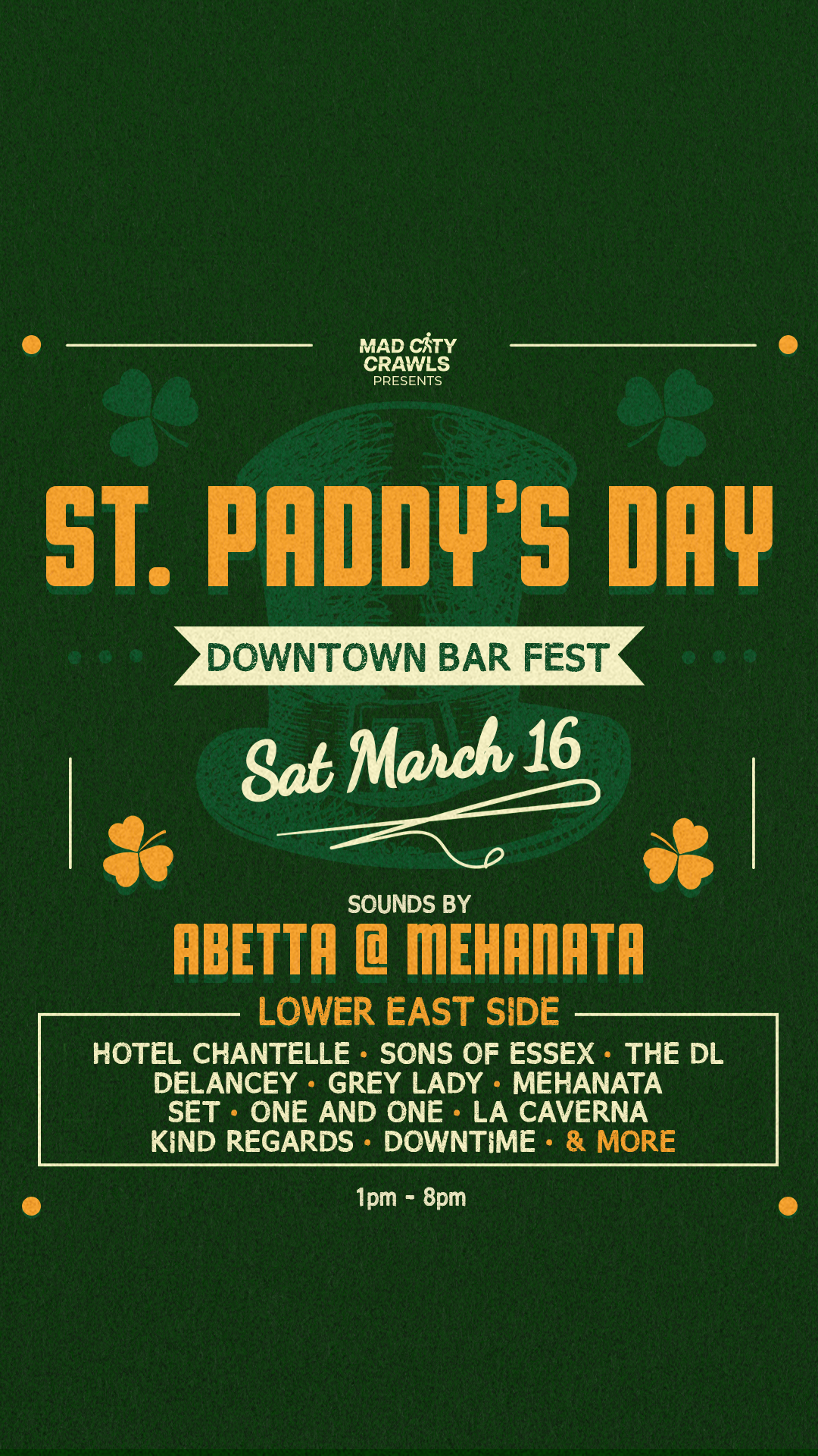 Saint Patrick’s Day Bar Crawl