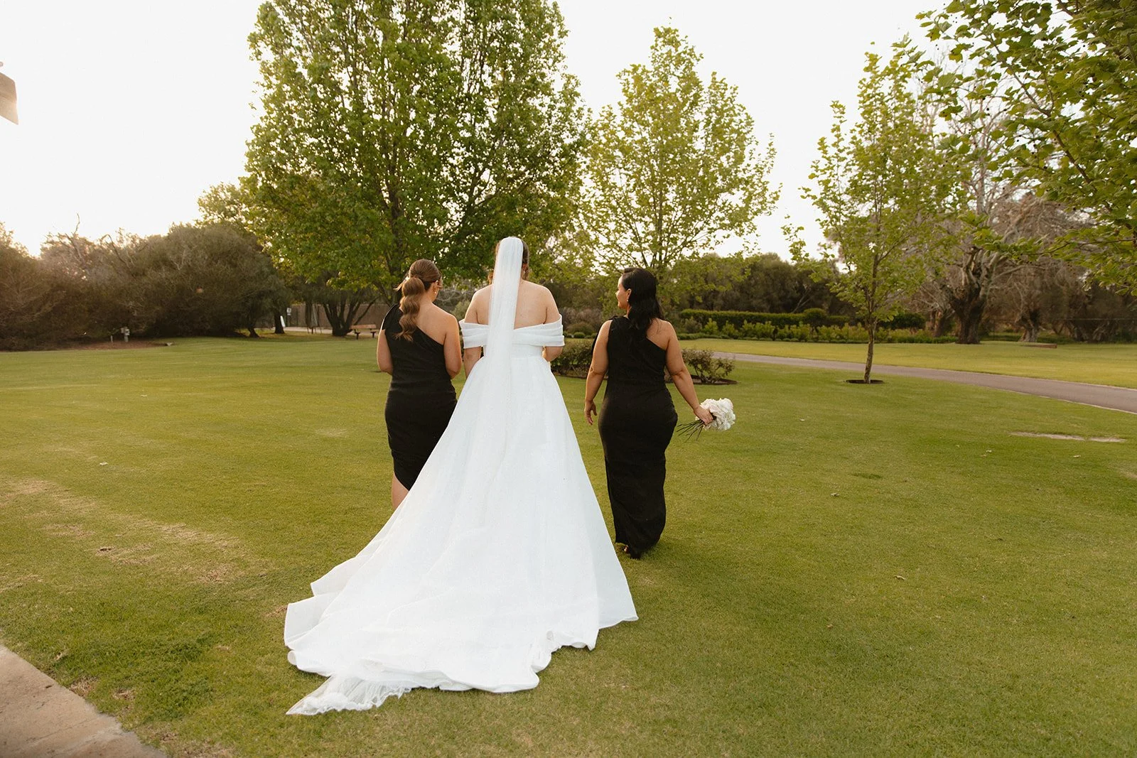 Our Bride Danielle wearing her custom heirloom wedding veil. Featuring her mother's bridal veil's embroidery and modern pearls.

Taylah Jayde Photography 