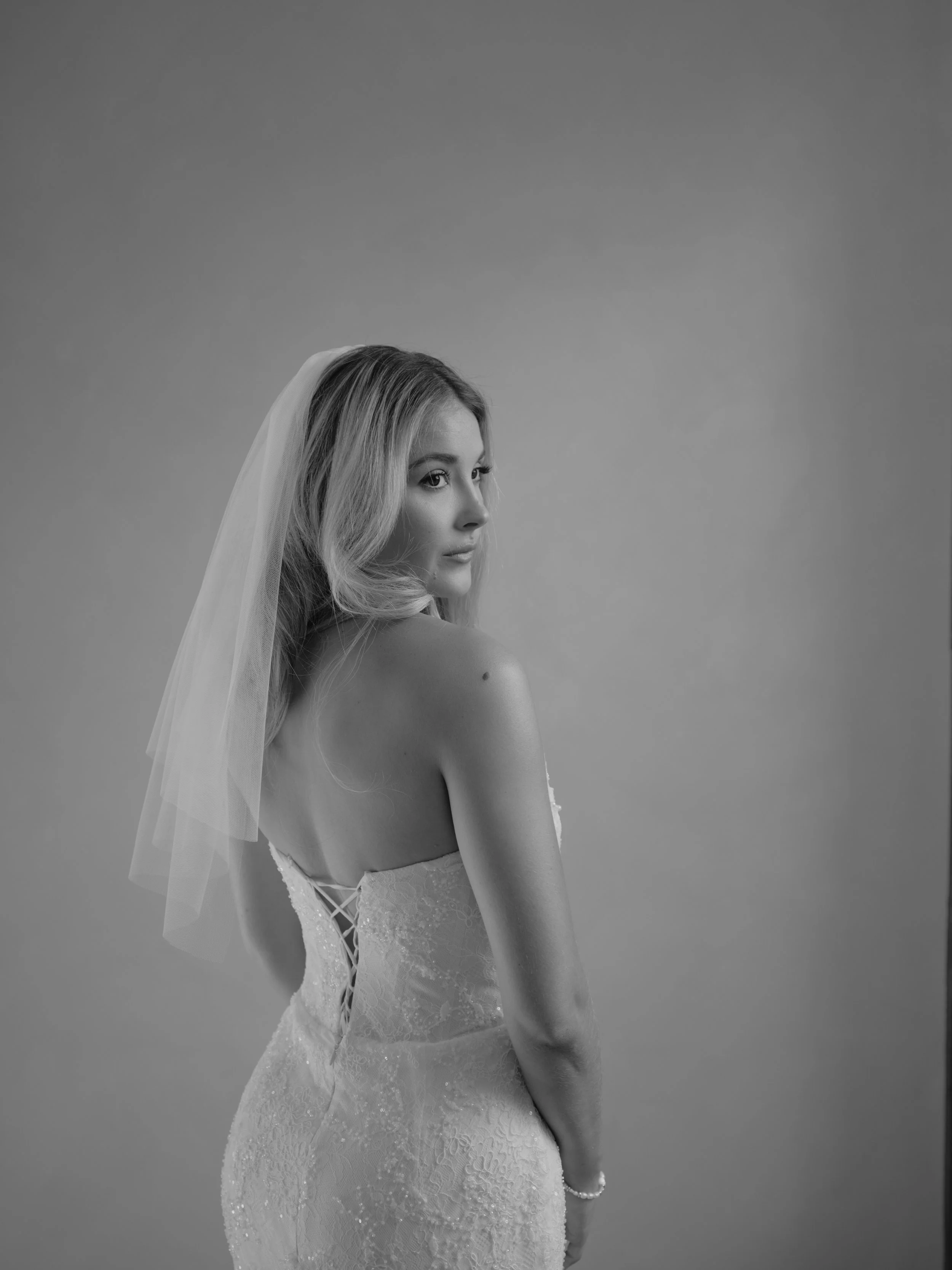 Lissy Veil – Modern Dual Layer Bridal Veil