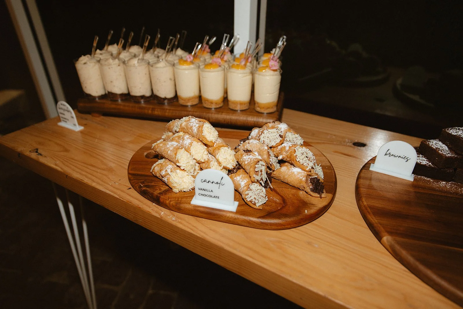 Cannoli to finish off a spectacular wedding at Old Broad Water Farm, Busselton.

Taylah Jayde Photography 