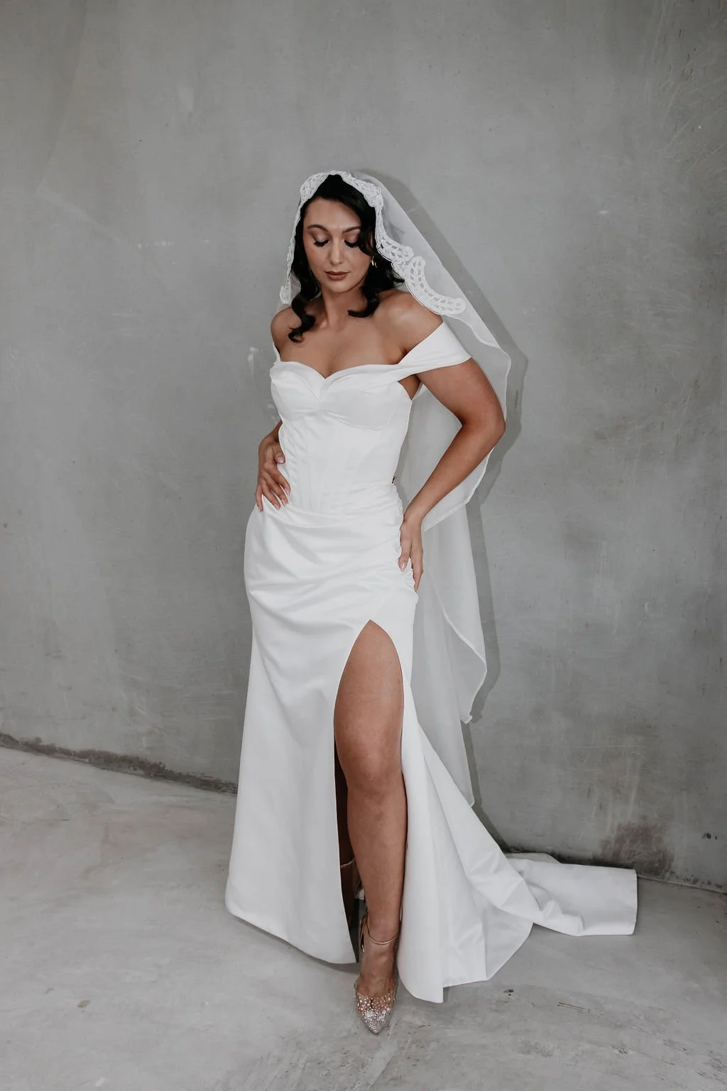 Mantilla Silk Organza Wedding Veil 
