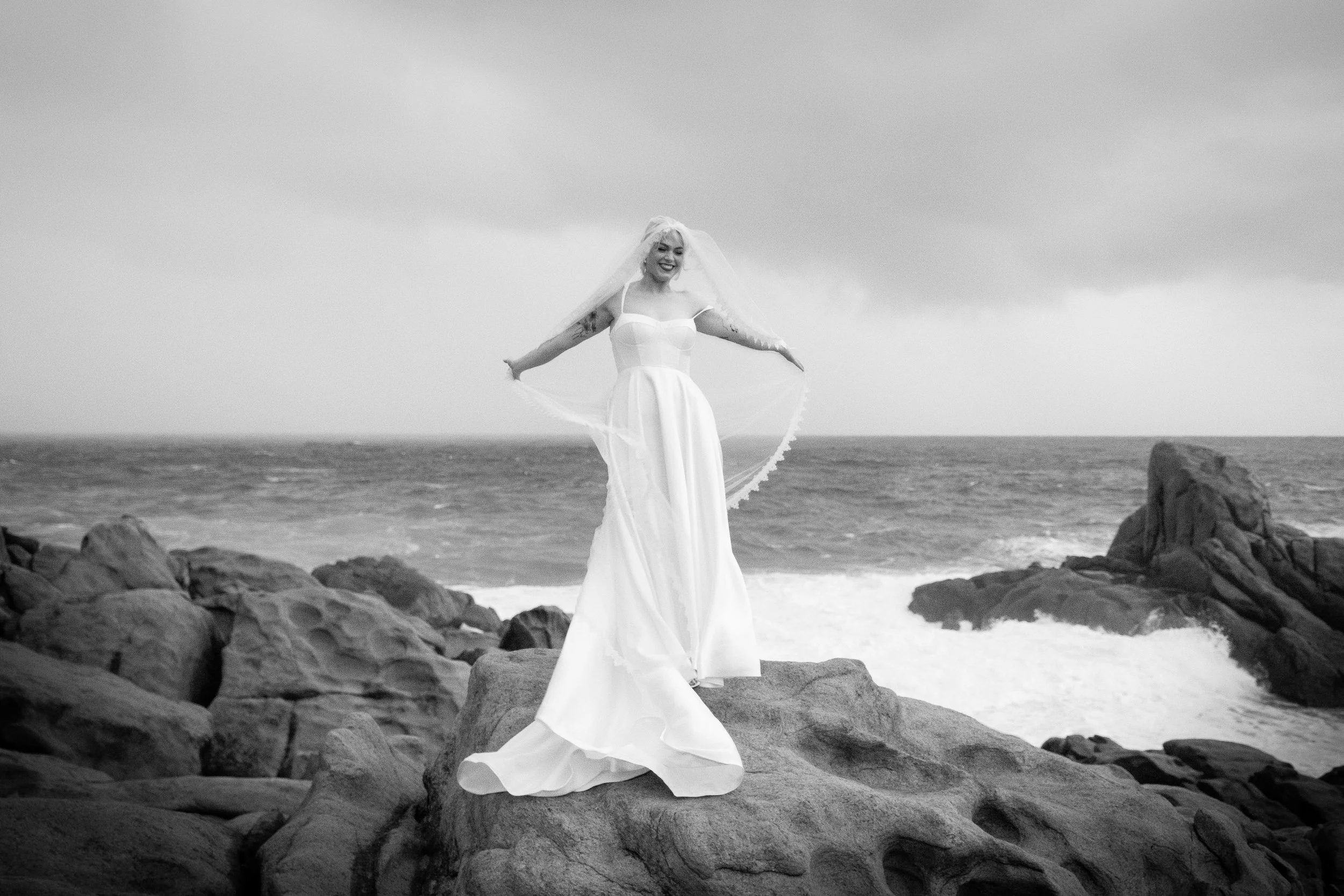 Soft Bridal Tulle with Lace trim