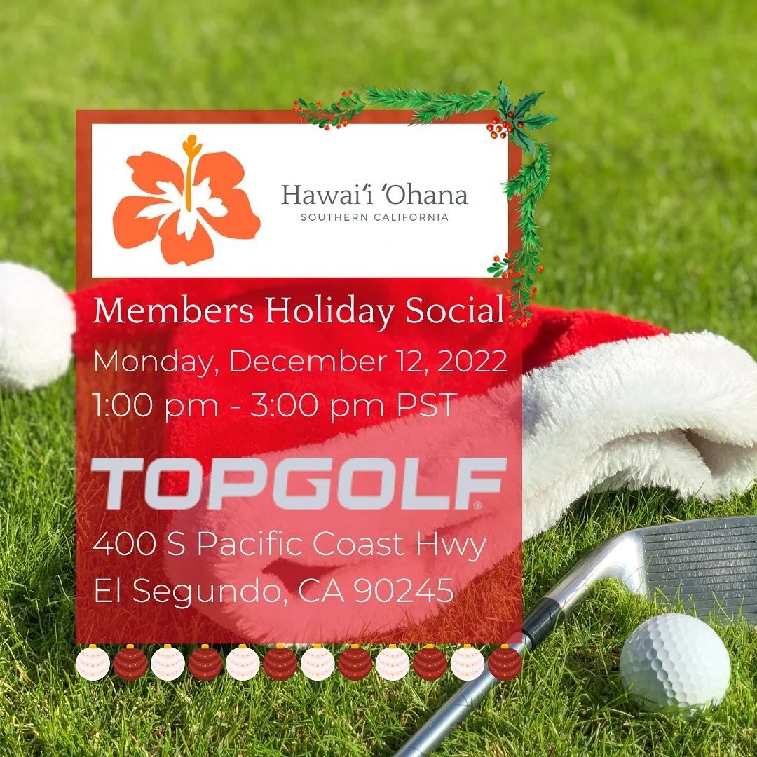 Save the date! Invites are coming soon. Mahalo!