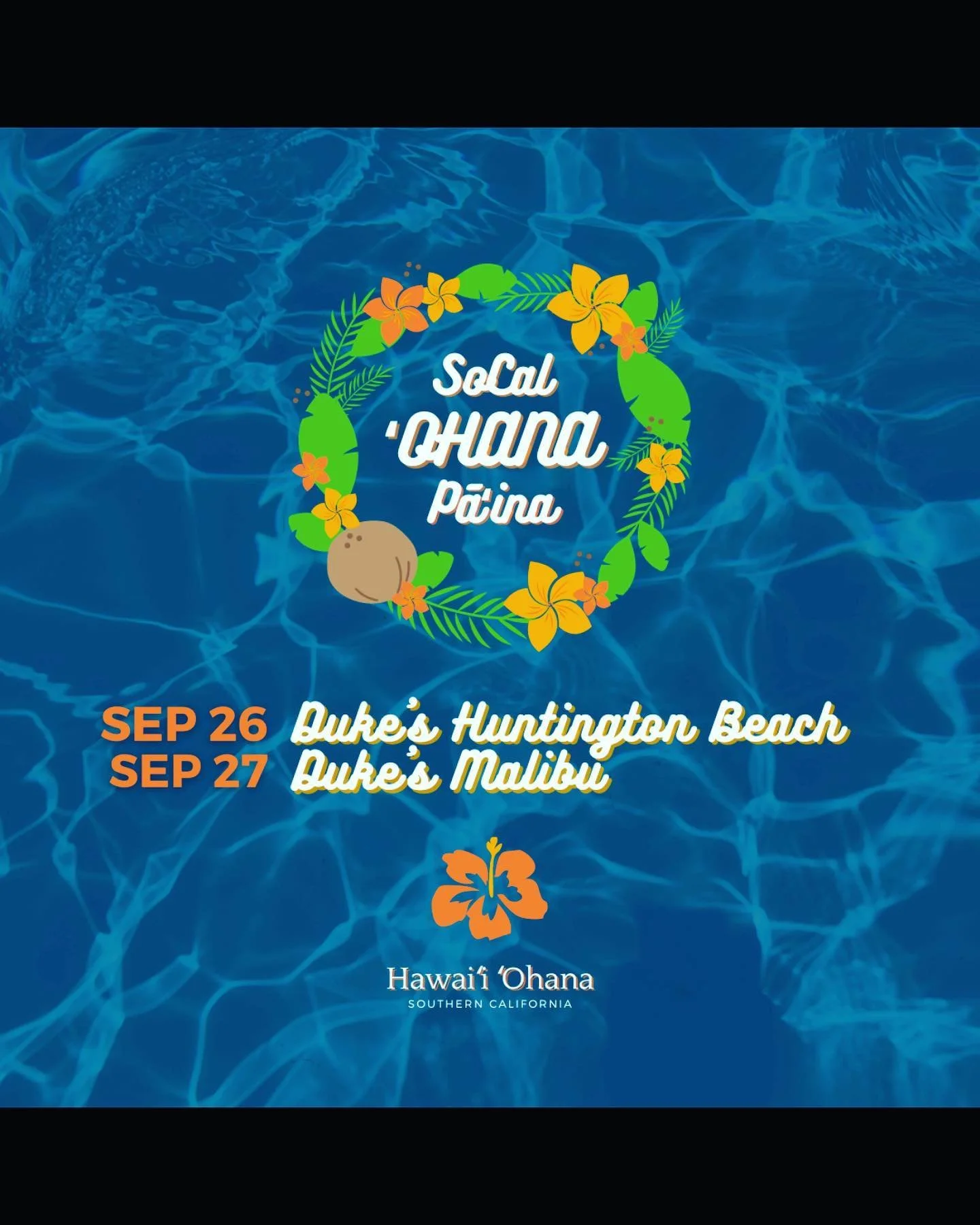 Are you ready for the Pāʻina?

The first annual Pāʻina events are coming to Malibu and Huntington Beach this September!

Join us for an evening of fun mixing and mingling with more than 20 suppliers from Hawai'i 'Ohana Southern California.

Mon, Sep 