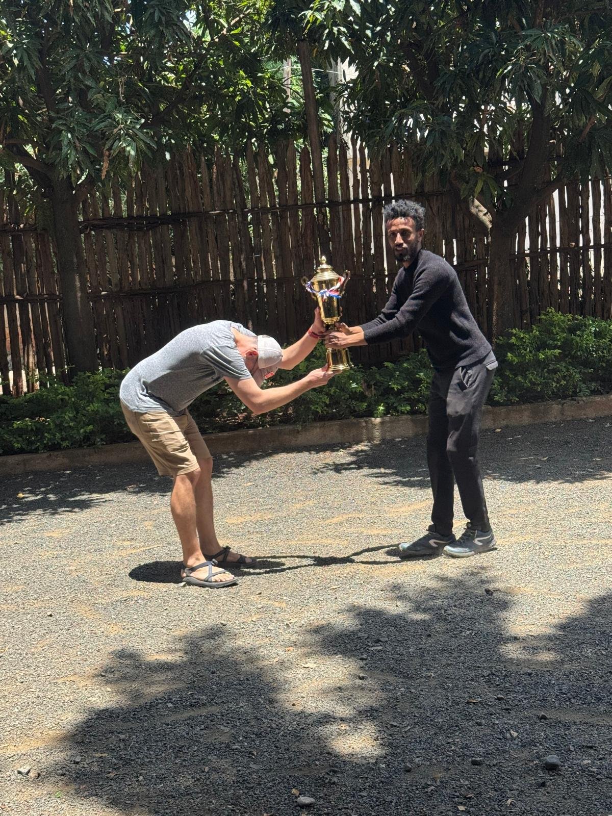 The Trophy Presentation