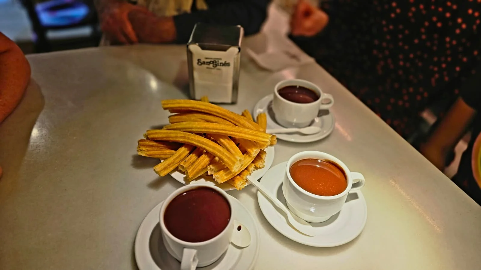 Famous for their churros and chocolate sauce