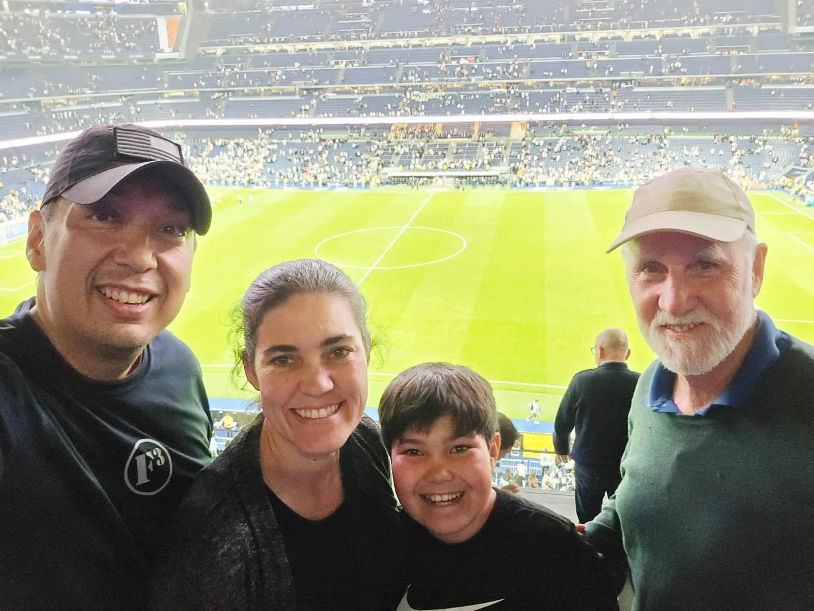 Real Madrid game for Daniel's birthday