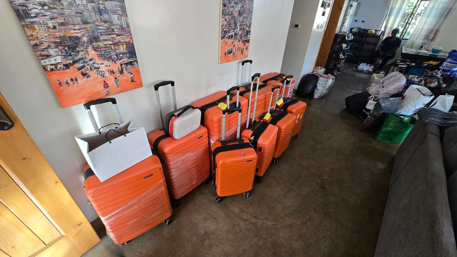 Thankfully all of our stuff made it...