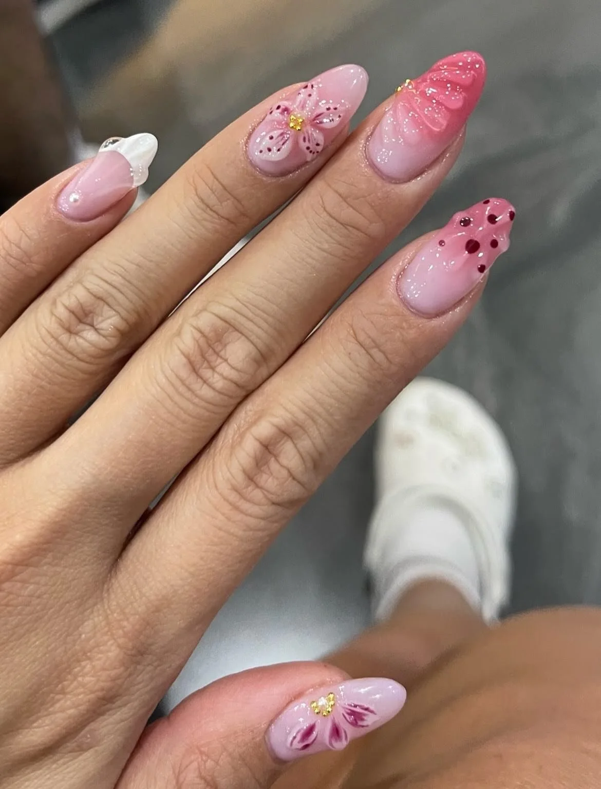 Our nail techs don&rsquo;t play 🍒 
Book your next set with us via link in bio
.
.
.
#nails #nailart #nailsofinstagram #manicure #nailsoftheday #gelnails #ashari #asharibali #nail #seminyak #naildesign #seminyakbali #nailtech #acrylicnails #nailsonfl