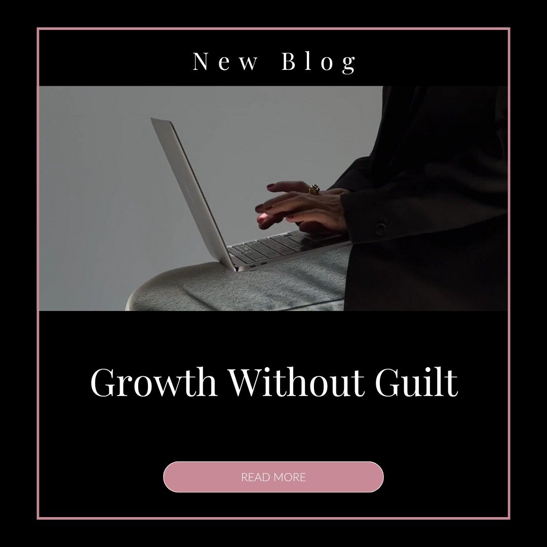 Growth without guilt is possible. 

For years, I felt like no matter what I chose &mdash; business or family &mdash; I was failing one. 

If I worked late, I felt guilty for missing family time. 

If I slowed down, I felt guilty for not growing fast 