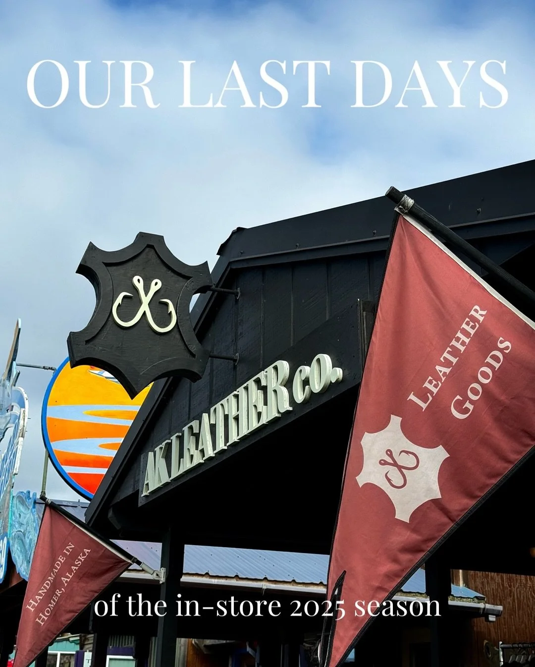 Just over a week left to shop in person - and here&rsquo;s a peek at what&rsquo;s still on our shelves. From simple totes to wallets, toiletry and dopp kits, and all our classic gear &mdash; once these are gone, they&rsquo;re gone for the 2025 season