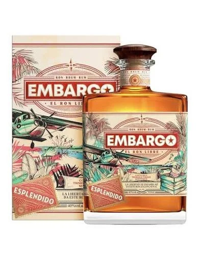 Rhum Embargo Anejo Esplendido - 40% vol - 70cl.