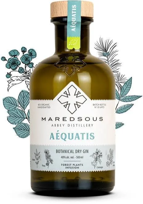 Gin Aéquatis - Abbaye de Maredsous – 40% vol. - 50cl.
