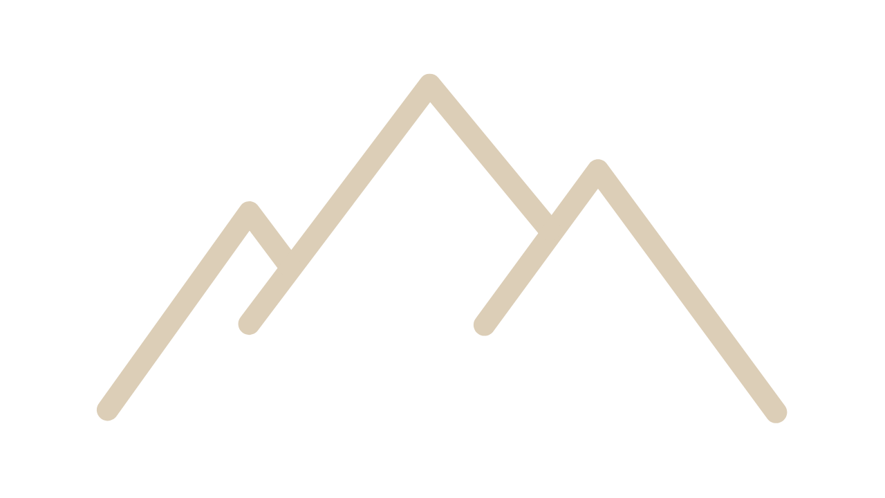 Ilustración de una cadena montañosa con picos de diferentes alturas.