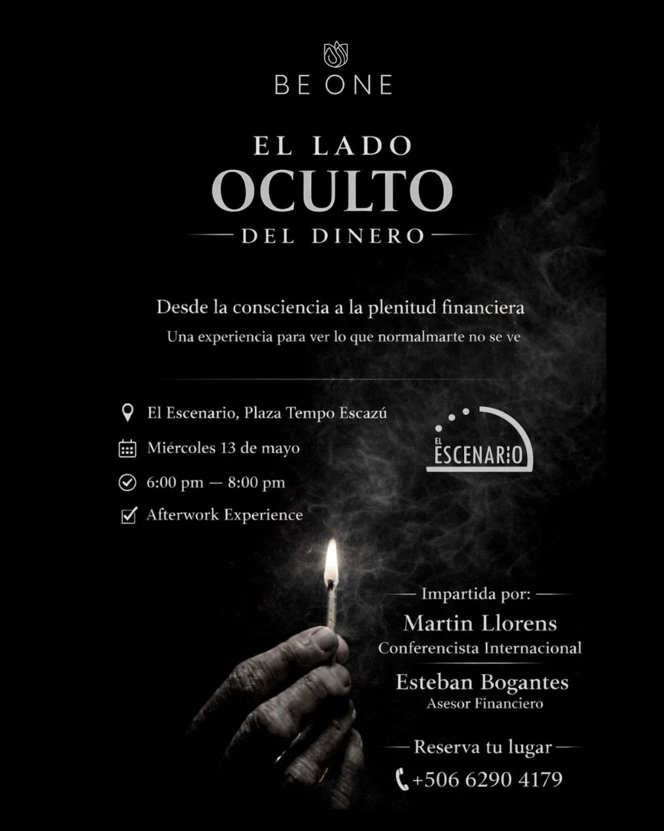 Hay una parte de tu vida financiera que no ves&hellip; y es precisamente la que est&aacute; creando tus resultados.

EL LADO OCULTO DEL DINERO no es una conferencia m&aacute;s.

Es una experiencia dise&ntilde;ada para confrontarte, despertarte y reve