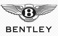 Logo de Bentley con una 'B' en un círculo rodeado por alas y la marca escrita abajo.