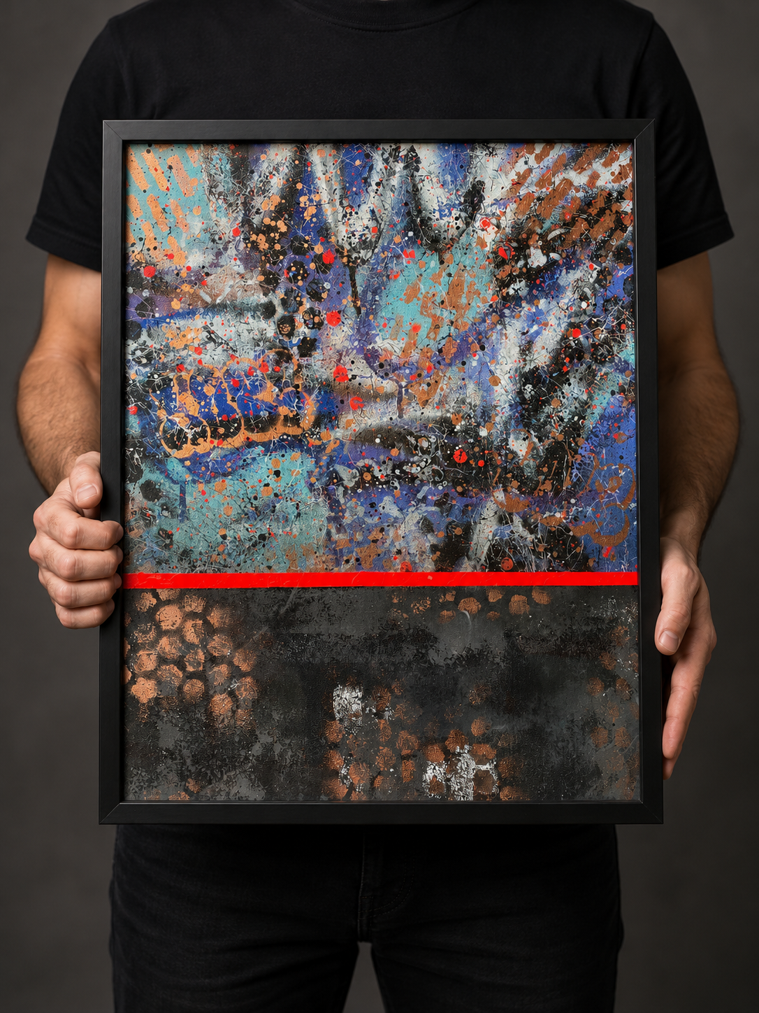 Framed Industrial Abstract Splatter Art-9.png