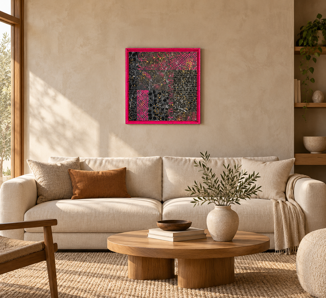 Warm Minimalist Living Room with Neon Art-6.png
