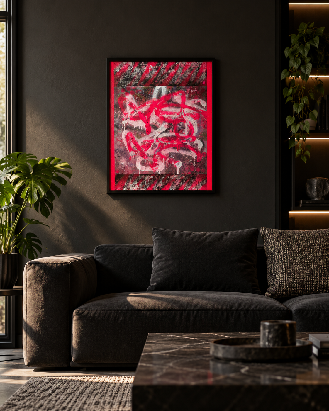 Moody Lounge with Vibrant Graffiti Art.png
