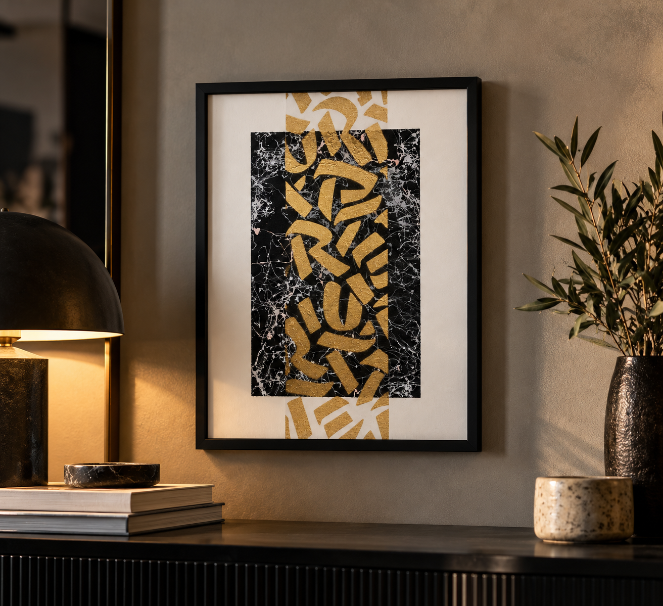 Moody Gold Abstract Art Vignette.png